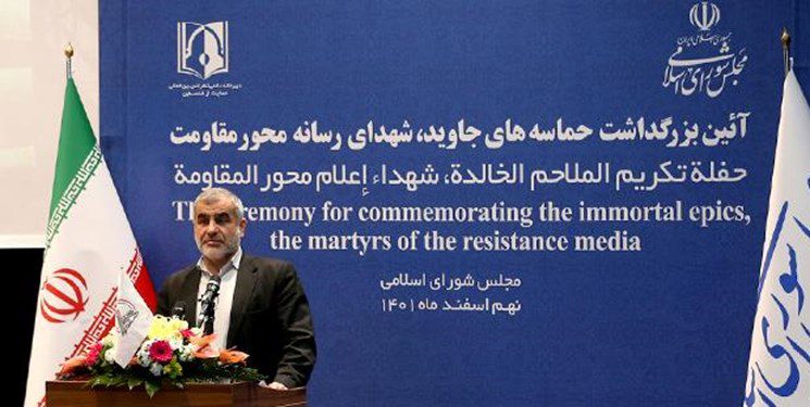 نیکزاد: پشتیبانی از جبهه مقاومت باید از طریق جهاد تبیین و رسانه‌ای پشتیبانی شود