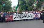 تجمع اعتراضی مردم مشگین شهر در پی شهادت "اسماعیل هنیه "