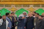 حضور علی لاریجانی در حرم حضرت زینب (س)