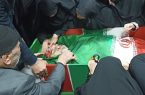 آیین وداع با پیکرهای مطهر حجج‌اسلام والمسلمین رازینی و مقیسه
