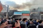 بازار قدیمی پارس‌آباد طعمه حریق شد