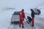 امدادرسانی به ۹۲ مسافر گرفتار شده در محور خلخال_الماس