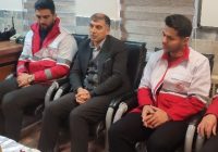 بازدید فرماندار گرمی از پایگاه امداد جاده‌ای هلال احمر امیرکندی