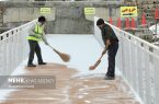 بارش رقصان برف بهاری در اردبیل؛ سفیدی پاکبازانه در نوروز