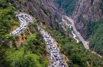 کندوان دو طرفه شد؛ ترافیک سنگین در هراز