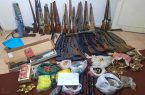 کشف و ضبط ۱۴۲ قبضه اسلحه از شکارچیان متخلف در اردبیل طی سال گذشته
