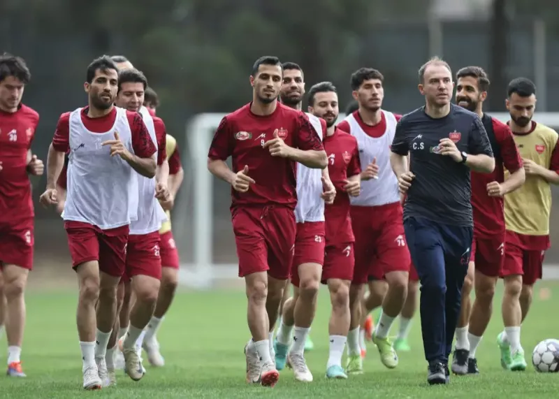تمرین طوفانی پرسپولیس برای ۹ امتیاز