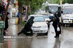 آب‌گرفتگی معابر و خیابان‌های اردبیل