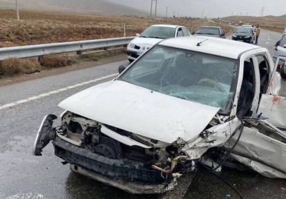 ۸ مصدوم در اثر تصادف رانندگی در جاده فندقلو به نمین