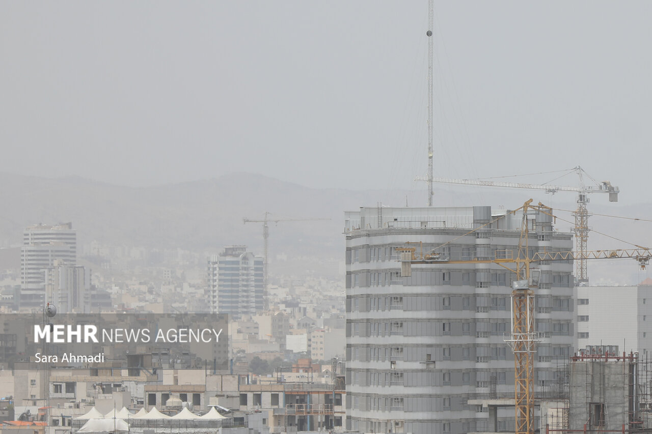 پیش‌بینی وزش باد شدید، گردوخاک و بارش رگباری در ۱۰ استان کشور