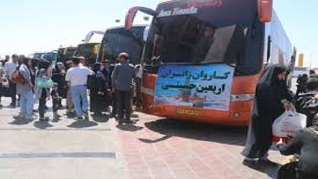 آمادگی ۵۵۰ اتوبوس برای جابجایی زائران اربعین در اردبیل