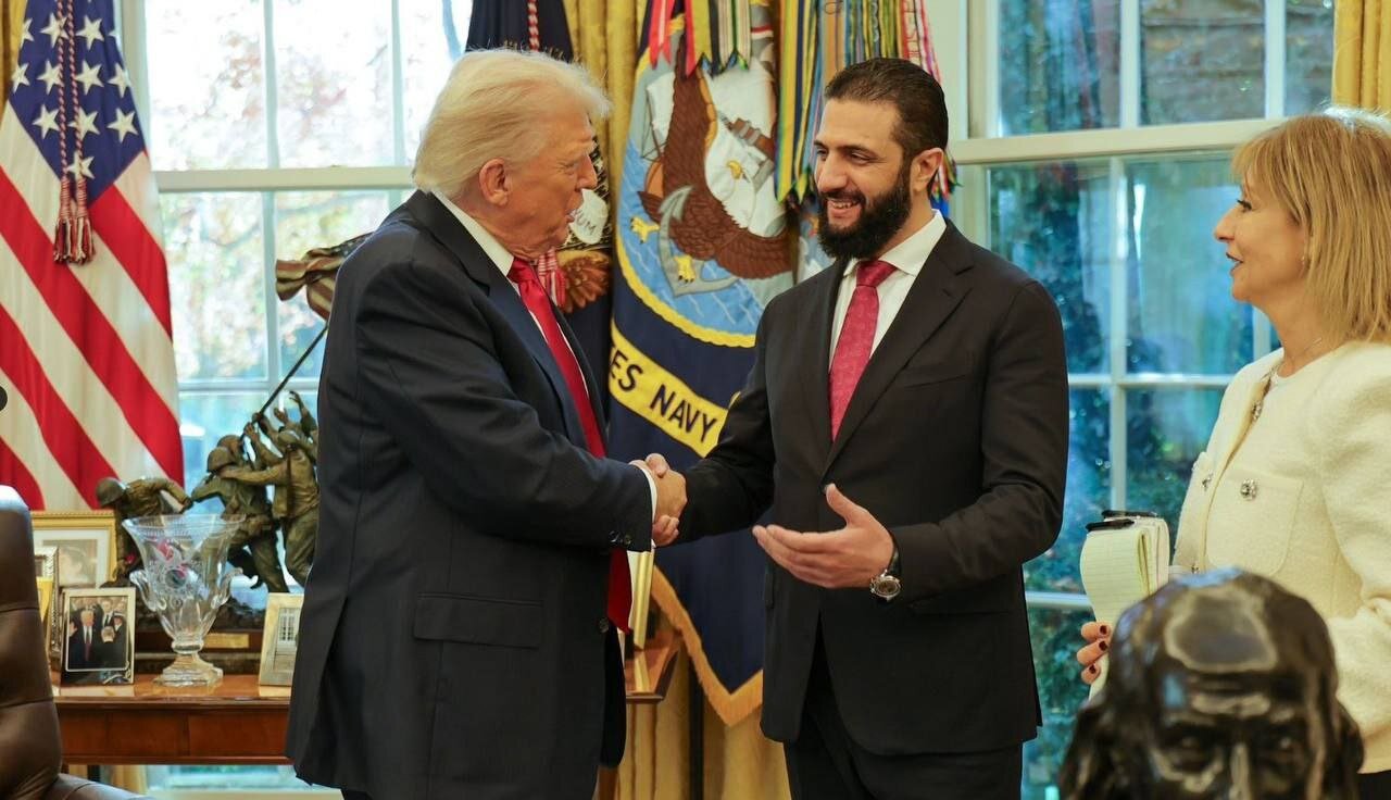 ارسال یک پیام از سمت ترامپ خطاب به جولانی+ عکس