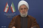 نعیم قاسم: در قبال تهدید ترامپ علیه امام خامنه‌ای ساکت نمی‌مانیم