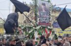 پیکر شهید مدافع وطن در پارس‌آباد تشییع شد