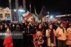 خروش مردم مشگین شهر در شب عید در بیعت با رهبر انقلاب اسلامی
