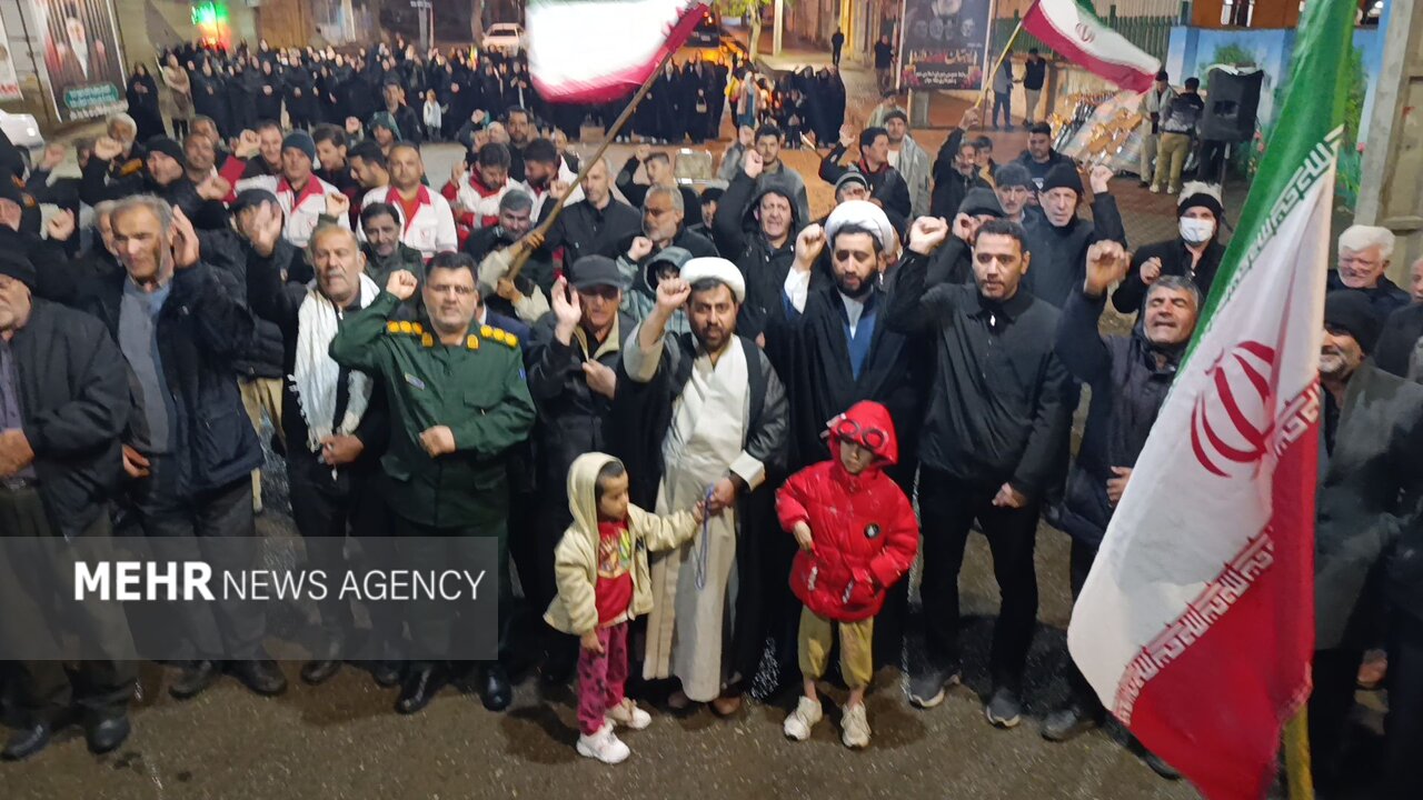 اجتماع پرشور مرزداران بیله سوار در حمایت از آرمان‌های انقلاب اسلامی