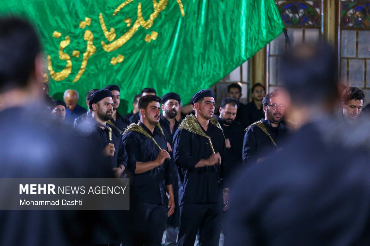 عزاداری پرشور عاشقان حسینی در اردبیل