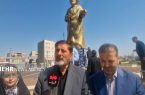 رونمایی از المان علامه مقدس‌اردبیلی در میدان نیار اردبیل