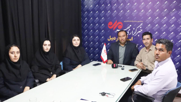 بازدید مدیرکل نوسازی مدارس استان اردبیل از دفتر پايگاه خبري تحليلي آذرمغان