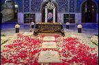 قرائت پیام مقام معظم رهبری بر مرقد رهبر شهید همزمان با هفته دفاع مقدس
