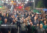 اجتماع همدلی مردم بیله سوار در شب‌های مقاومت